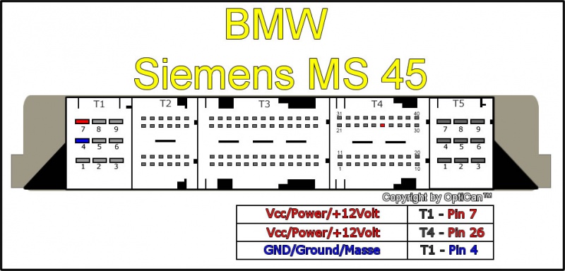 Siemens MS 4x pinout diagram 10